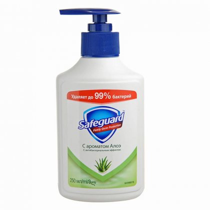 Safeguard жидкое мыло 225мл с Алоэ