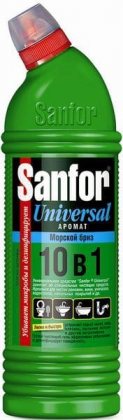 Sanfor средство для чистки и дезинфекции универсальное 750мл Морской бриз