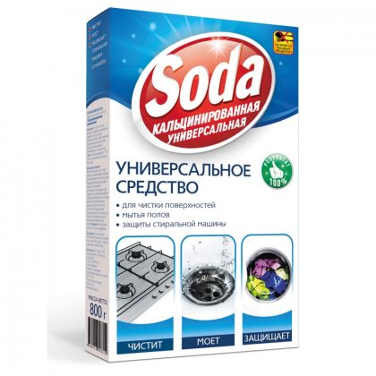 Soda стиральный порошок Сода кальцинированная 800г