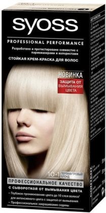 Syoss Color краска для волос 10-1 Перламутровый блонд