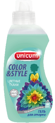 Unicum гель для стирки 750мл цветного и линяющего белья
