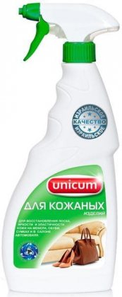 Unicum средство для чистки и ухода за изделиями из кожи 500мл