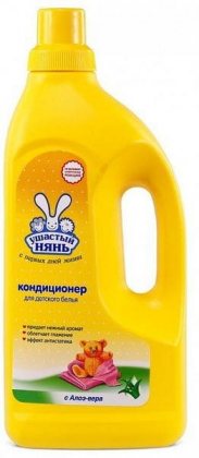 Ушастый нянь кондиционер для белья детский с алоэ вера 1,2л