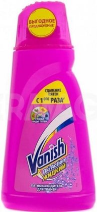 Vanish Oxi Action пятновыводитель жидкий 1л Розовый
