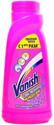 Vanish Oxi Action пятновыводитель жидкий 450мл Розовый