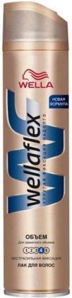 Wellaflex лак для волос 250мл ЭСФ Объем 4