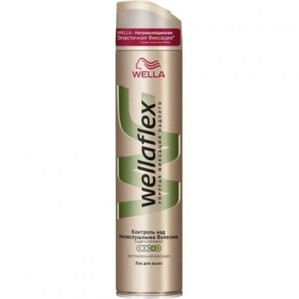 Wellaflex лак для волос 250мл ССФ Объем и восстановление 5