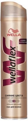 Wellaflex лак для волос 250мл СФ Сияние цвета 3