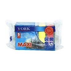 York губки для посуды Maxi 5шт