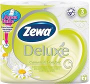 Купить Zewa Deluxe туалетная бумага трехслойная 4шт Ромашка