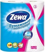 Купить Zewa полотенца кухонные двухслойные слойные 2шт Декор